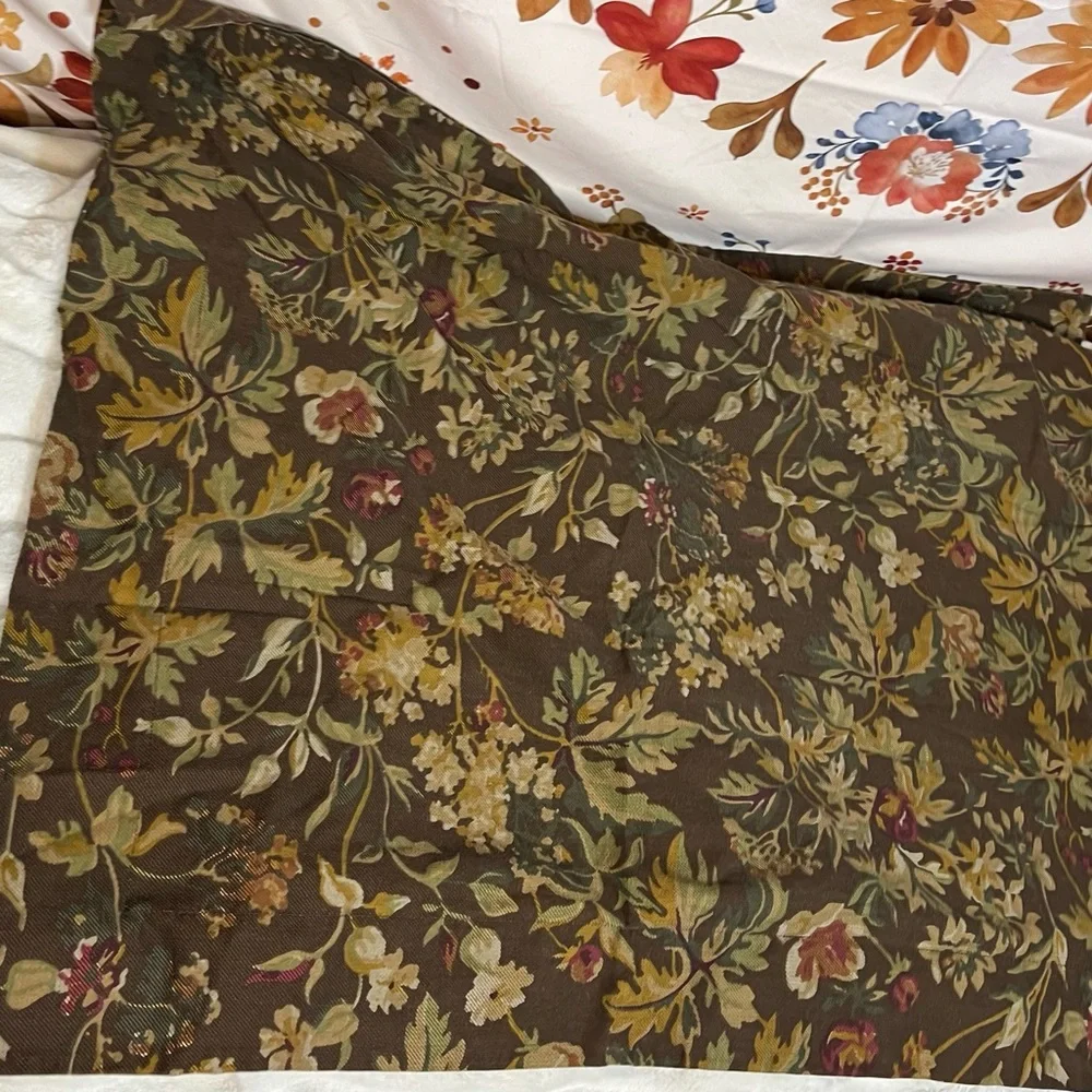 Forestcore Rustic Cabin Cozy Fall Earth Cottagecore 2 Pc Ruffle Pillow Sham Set